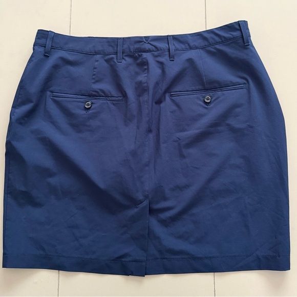 J.Lindeberg Navy Blue Golf Skort Preppy Academia Skirt - Picture 3 of 3